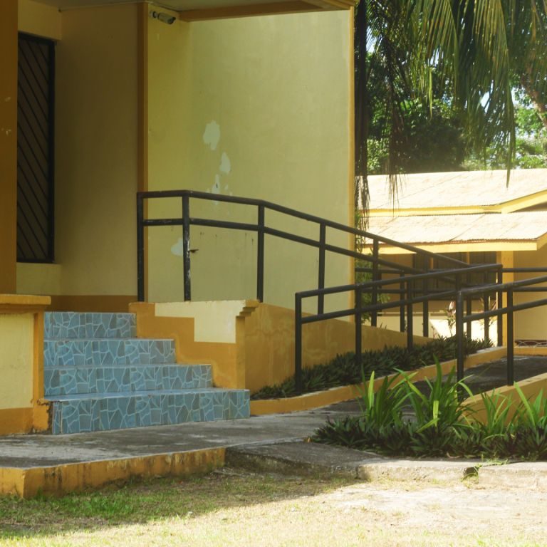 PWD ramp and railing at the College of Human Ecology and Food Sciences ...