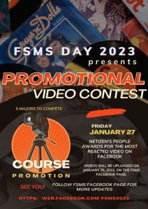 FSMS DAY 2023: PROMOTIONAL VIDEO CONTEST @ USM Main Campus Kabacan