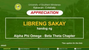 Libreng Sakay Handog ng Alpha Phi Omega- Beta Theta Chapter @ USM Main Campus