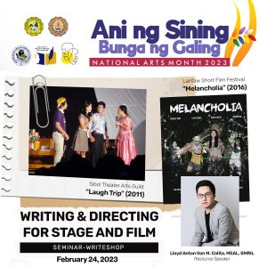 Seminar-Write Shop on Writing and Directing for Stage and Film @ USM Main Campus Kabacan