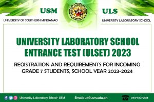 ULS Entrance Examination @ USM Bound, ULS Building