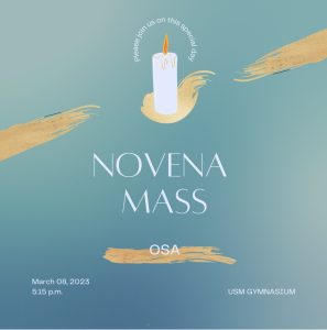 Novena Mass @ USM GYMNASIUM