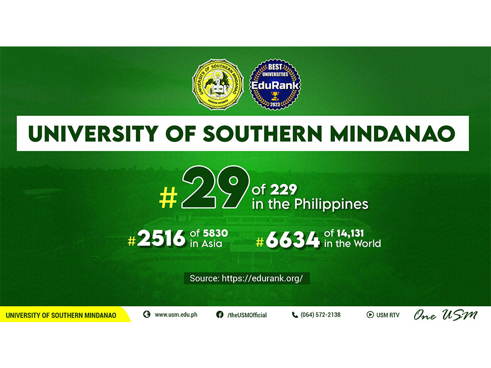 USM remains in the 29th spot of 100 best universities in the